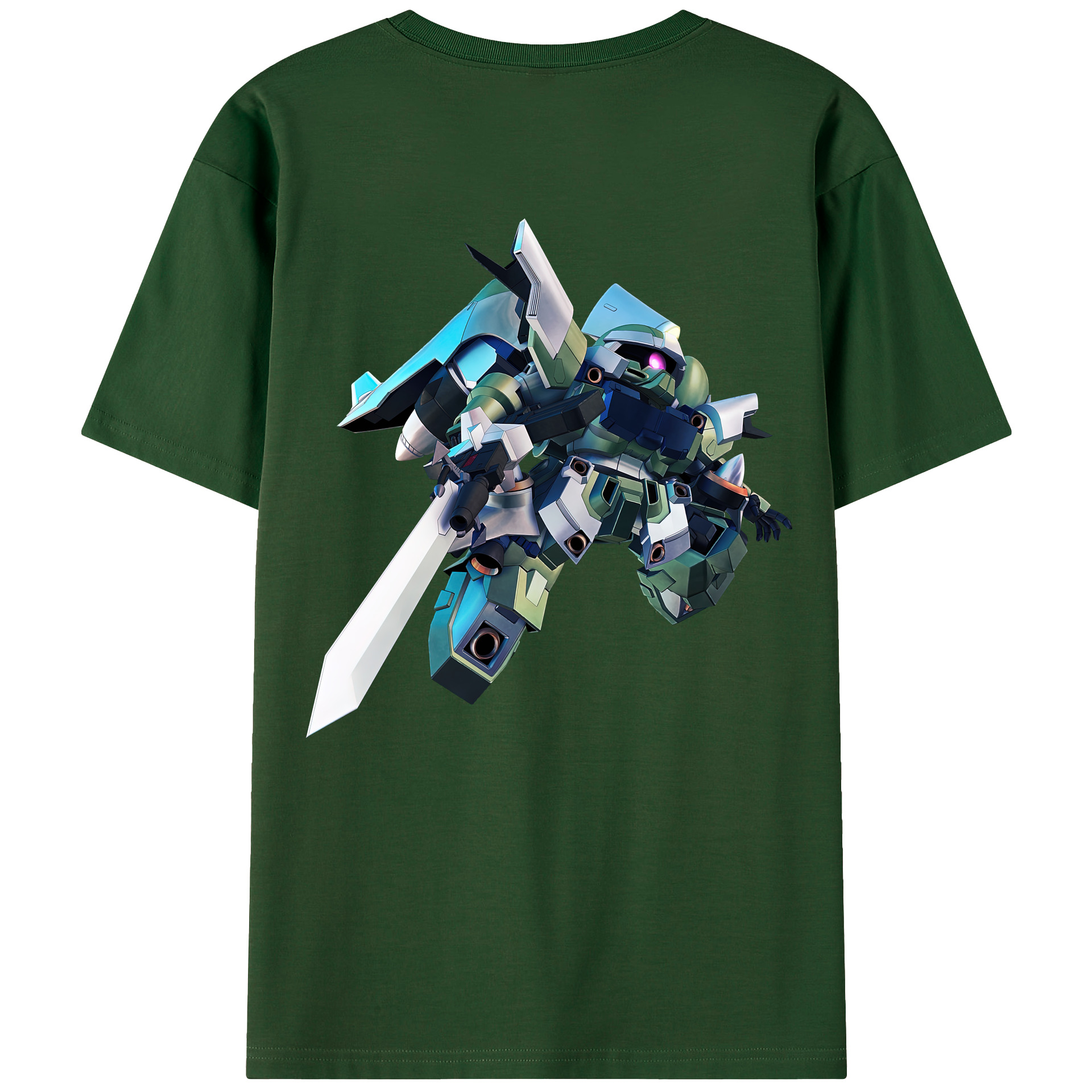 （画像用） 機動戦士ガンダム Mobile Suit Gundam 綿100％半袖Tシャツ（背面プリント）